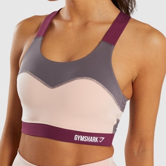 Gymshark Illusion Color block Sports Bra - Picture 2 of 9